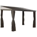 Sojag 10 x 12 ft. Portland No.53 Wall Gazebo Steel Roof
