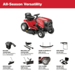 Troy-Bilt Bronco 42” Automatic Drive Gas Riding Lawn Tractor - Image 3